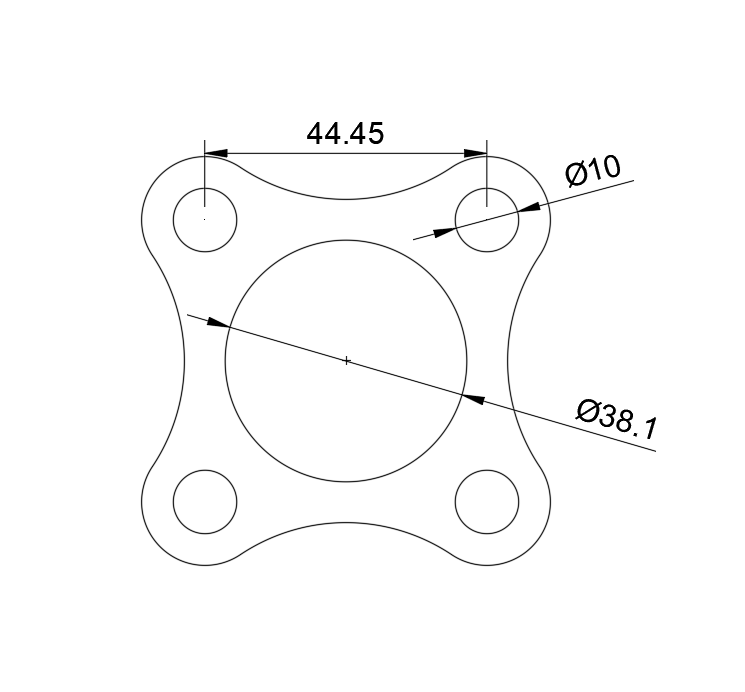 Tube mount #6- 1.50" TUBE