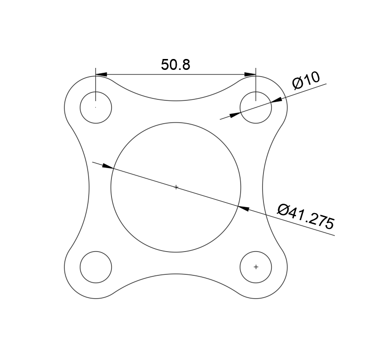 Tube mount #7- 1.625" TUBE