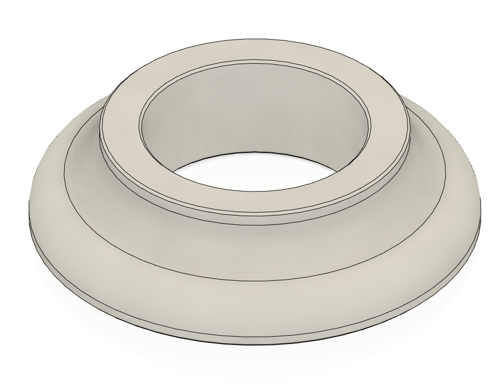 1/2"x.125"- TAPERED SPACER STEEL