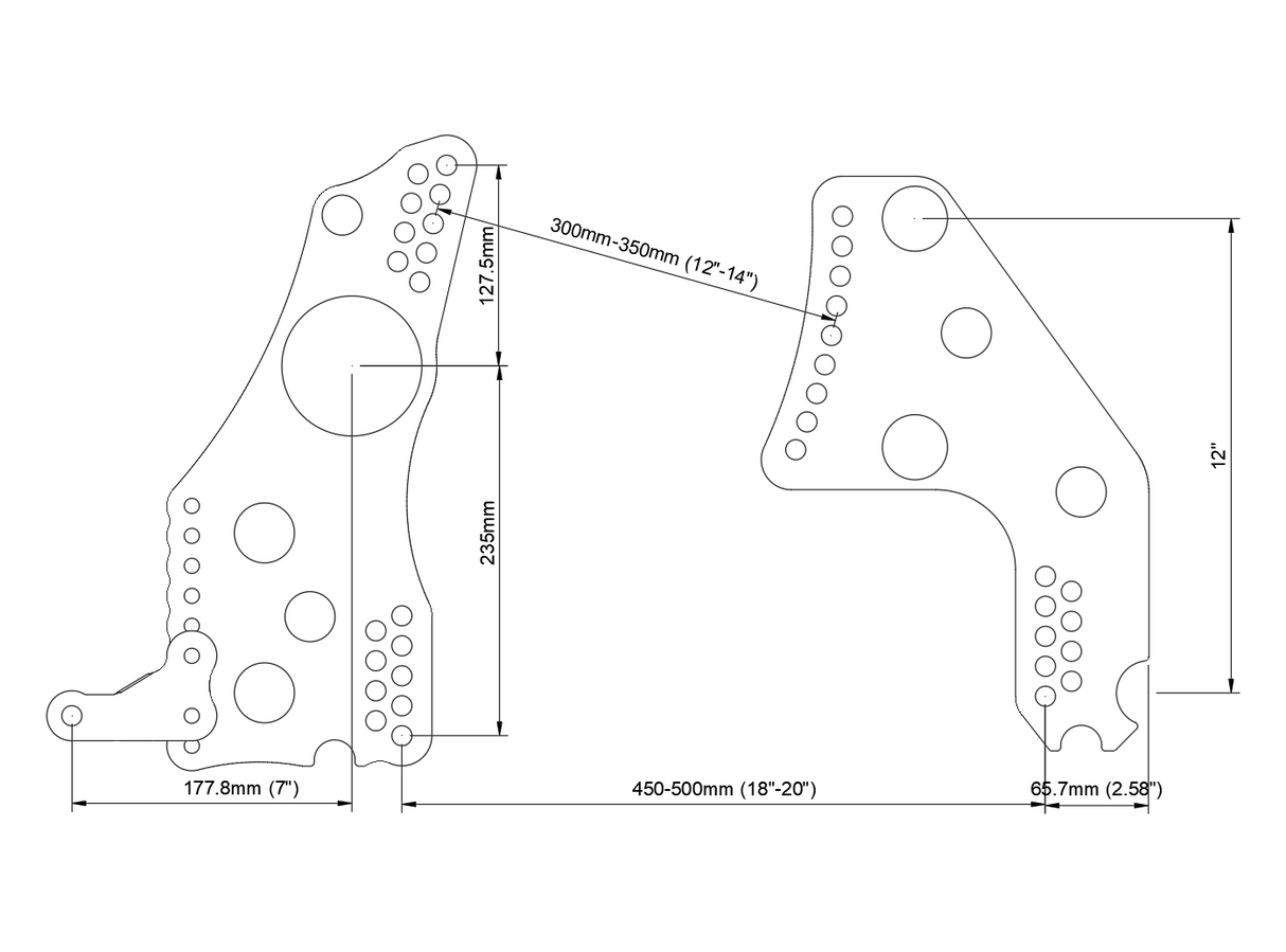 4 LINK KIT- NON COILOVER